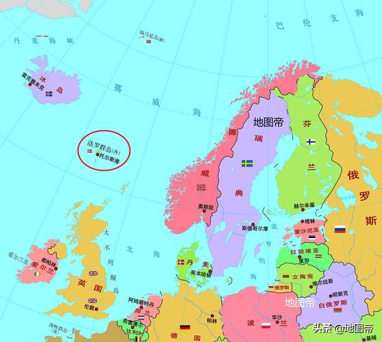丹麦的地理位置