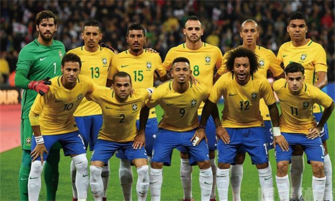 巴西足球最强阵容