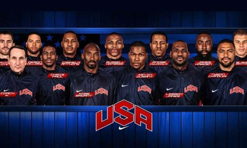 美国男篮15人名单
